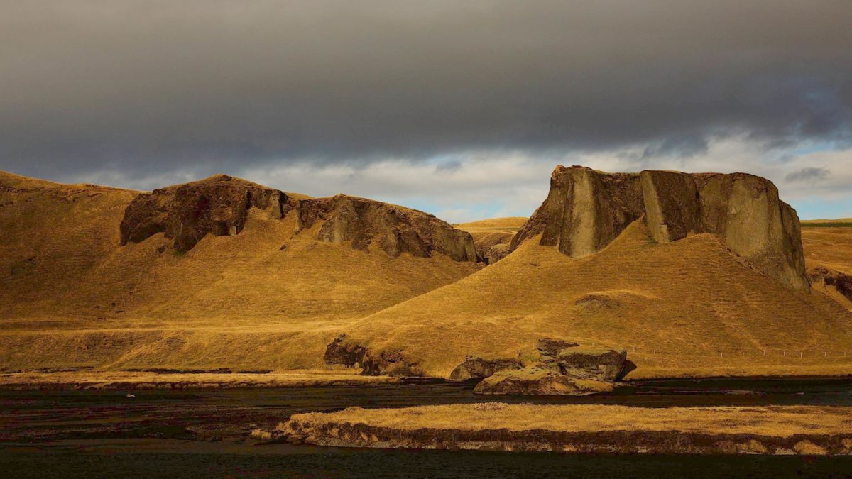 Islande, paysage de roches