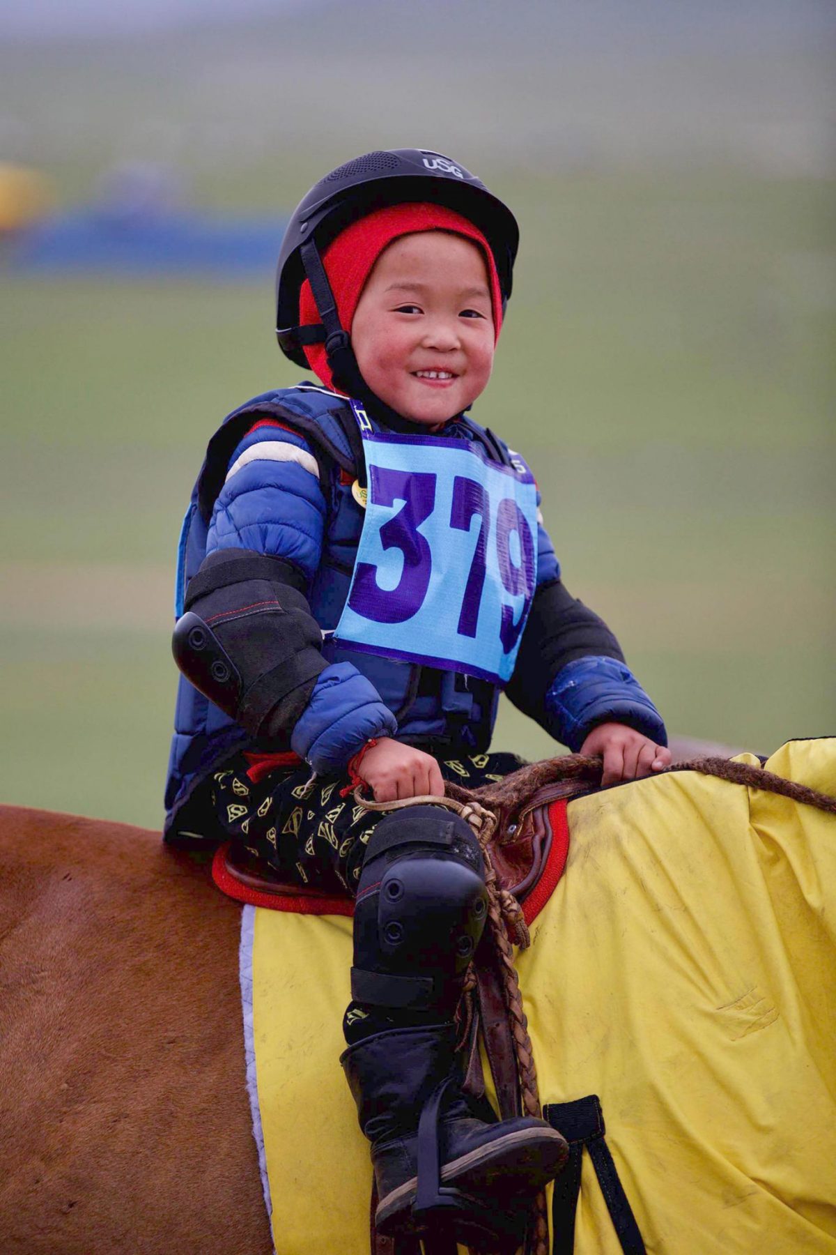Jeune cavalier durant le Naadam