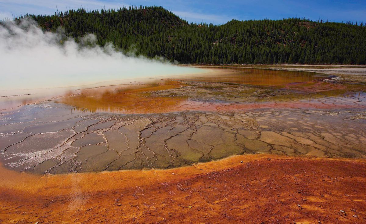 Caldeira du Yellowstone: fumerolles